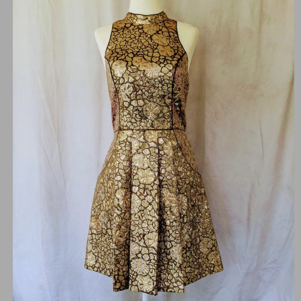Urban Outfitters Metallic Cocktail Dress